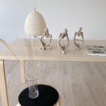 Thinker Statues And Sculptures, Sandstone Resin Thinker Statue Ornaments, Abstra... - Image 7