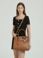 Top Handbags For women, Adjustable Strap Work Satchel with Wallet - Image 4