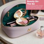 4-Color Highlighter & Blush Palette, Shimmer Eyeshadow Makeup Kit, 2-in-1 Face I... - Image 8