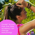 Goody Ouchless Elastic Hair Ties - 50 Ct, Assorted Neutrals, 2MM Rubber Bands fo... - Image 5