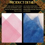 UJFQBH 3 Pieces African Bath Sponge African Net Long Net Bath Sponge Exfoliating... - Image 5
