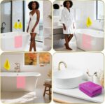 UJFQBH 3 Pieces African Bath Sponge African Net Long Net Bath Sponge Exfoliating... - Image 7