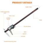 HARDELL Digital Caliper 12 Inch, Rechargeable Calipers with Large LCD Screen, St... - Image 4
