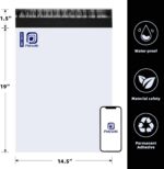 POLYSELLS 100 Pcs 14.5x19 Inch Poly Mailers Shipping Envelopes, Strong Adhesive ... - Image 3