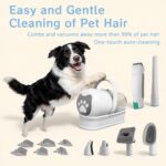 Dog Grooming Kit, Pet Grooming Vacuum with Pet Clipper Nail Grinder, Dog Hair Va... - Image 3
