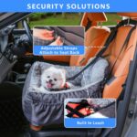 Oiilores Dog Car Seat for Small Dogs, Washable Pet Booster Car Seats with Clip-O... - Image 3