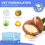 Pet Cleaning Glove Wipes for Dogs & Cats, Hypoallergenic Deodorizing Disposable ... - Image 3