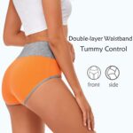 CULAYII High Waisted Underwear for Women Cotton No Muffin Top Full Coverage Brie... - Image 5