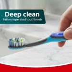 Colgate 360 Vibrate Deep Clean Battery Operated Toothbrush Pack, Soft with 1 AAA... - Image 3