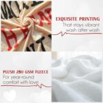 WRAPIX Anniversary Couple Gifts for Men Women - I Love You More Soft Fleece Thro... - Image 5
