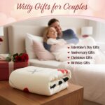 WRAPIX Anniversary Couple Gifts for Men Women - I Love You More Soft Fleece Thro... - Image 6