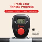 Sunny Health & Fitness Smart Row-N-Ride Glute & Leg Trainer, Foldable Squat Assi... - Image 9