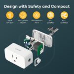 Linkind Matter Smart Plug, Work with Apple Home, Siri, Alexa, Google, SmartThing... - Image 8