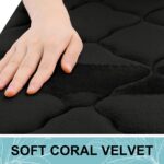 OLANLY Memory Foam Bath Mat Rug 24x16, Ultra Soft and Absorbent Bathroom Rugs, N... - Image 4