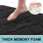 OLANLY Memory Foam Bath Mat Rug 24x16, Ultra Soft and Absorbent Bathroom Rugs, N... - Image 5