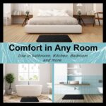 OLANLY Memory Foam Bath Mat Rug 24x16, Ultra Soft and Absorbent Bathroom Rugs, N... - Image 9