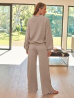 AUTOMET Lounge Sets for Women Sweatsuits 2 Piece Outfits 2026 Fall Drawstring Sw... - Image 6