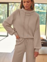 AUTOMET Lounge Sets for Women Sweatsuits 2 Piece Outfits 2026 Fall Drawstring Sw... - Image 7