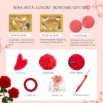 Gifts for Women, Birthday Gifts, 23 Pcs Rose Hydrating Face Skin Care Gifts Set ... - Image 9
