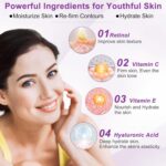 Skin Care Set,6 Pcs Anti-aging Skincare w/Korean Retinol,Hydrate, Moisturize Sel... - Image 4