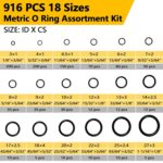 1075 PCS 37 Sizes 3-in-1 Universal Plumbing Repair Kit Includes O-Rings, Faucet ... - Image 3