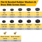 1075 PCS 37 Sizes 3-in-1 Universal Plumbing Repair Kit Includes O-Rings, Faucet ... - Image 4