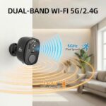 Rraycom 4Pack 5G/2.4G Security Cameras Wireless Outdoor,2K Battery Powered AI Mo... - Image 7