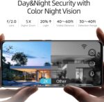 Rraycom 4Pack 5G/2.4G Security Cameras Wireless Outdoor,2K Battery Powered AI Mo... - Image 8
