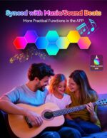 TECKNET Hexagon Light Panel - 10 Pack Smart APP RGB Hexagon LED Lights Wall Ligh... - Image 5