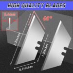JETMORE 4 Pack Folding Utility Knife Box Cutter Mat Cutter with 10 Mat Cutter Bl... - Image 7