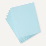 Amazon Basics 30% Recycled Color Copy Paper, 8.5" x 11", 20lb, Pastel Blue, 500 ... - Image 5