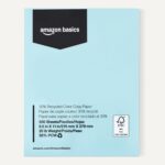 Amazon Basics 30% Recycled Color Copy Paper, 8.5" x 11", 20lb, Pastel Blue, 500 ... - Image 6