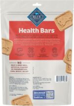 Blue Buffalo Health Bars Bacon, Egg & Cheese Crunchy Dog Biscuits, Oven-Baked wi... - Image 3