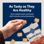 Blue Buffalo Health Bars Bacon, Egg & Cheese Crunchy Dog Biscuits, Oven-Baked wi... - Image 8