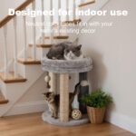 MECOOL 4in1 Small Cat Tree,Scratching Post with Tower Soft Bed, Sisal Carpet Jut... - Image 6