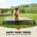 Czpalo Elevated Dog Bed, Raised Outdoor Dog Bed for Large Sized Dogs, Portable C... - Image 3