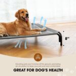 Czpalo Elevated Dog Bed, Raised Outdoor Dog Bed for Large Sized Dogs, Portable C... - Image 4