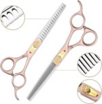 7.5‘’ Professional Dog Grooming Scissors Set 440C Stainless Steel Straight Thinn... - Image 4