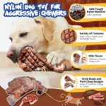Fuufome Dog Chew Toys for Aggressive Chewers：2 Pack Indestructible Dog Toy for L... - Image 4