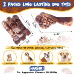 Fuufome Dog Chew Toys for Aggressive Chewers：2 Pack Indestructible Dog Toy for L... - Image 5