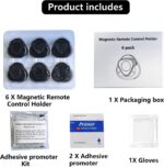 Magnetic Remote Control Holder Wall Mount, [Upgraded with Adhesion Promoter] TV ... - Image 8