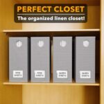SpaceAid 4 Pack Bed Sheet Organizers and Storage, Foldable Organizer for Linen C... - Image 6