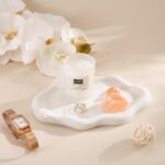 CCINPPY Ceramic Jewelry Tray Trinket Dish, Decorative Cloud Vanity Key Tray for ... - Image 4