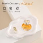 CCINPPY Ceramic Jewelry Tray Trinket Dish, Decorative Cloud Vanity Key Tray for ... - Image 6