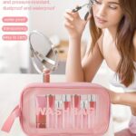 HGHDBT 70Pcs Pink Makeup Brushes Set Professional Makeup Kit Multi-functional Ma... - Image 5