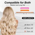 40pcs Heatless Spiral Hair Curlers for Long Hair - Heatless Curls Overnight 22in... - Image 7