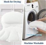 Bath Pillow Bathtub Pillow, Luxury Bath Pillows for Tub Neck and Back Support, B... - Image 7