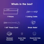 GE Cync Reveal HD+ Smart Undercabinet Light Fixture, Color Changing Undercab Lig... - Image 10