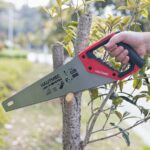 HAUTMEC 14 Inch Hand Saw for Wood Cutting, 11 TPI Small Crosscut Wood Saws with ... - Image 3
