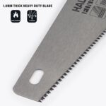 HAUTMEC 14 Inch Hand Saw for Wood Cutting, 11 TPI Small Crosscut Wood Saws with ... - Image 7